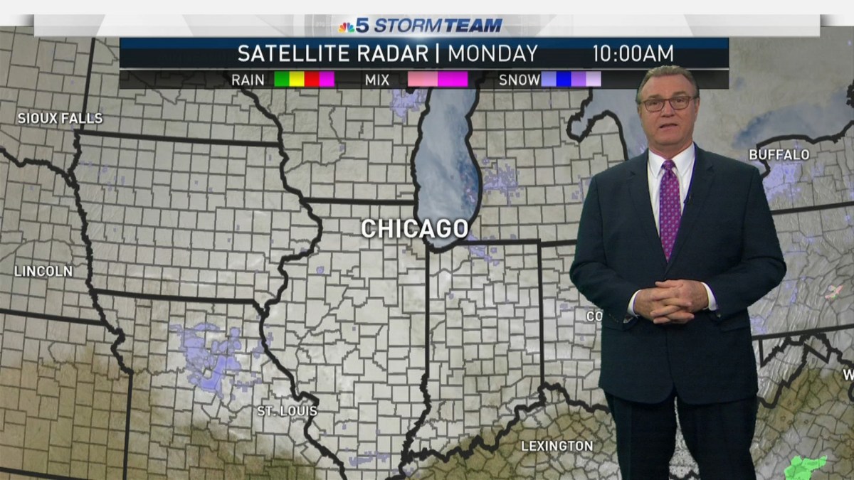 Monday Evening Weather Forecast NBC Chicago