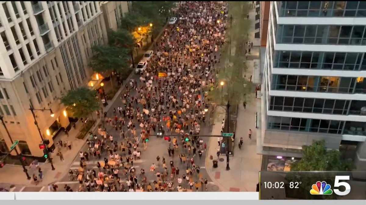 Demonstrations and Celebrations Mark in Chicago and Suburbs