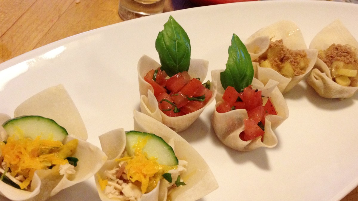 Make Sweet And Savory Appetizers Using Wonton Wrapper Cups NBC Chicago