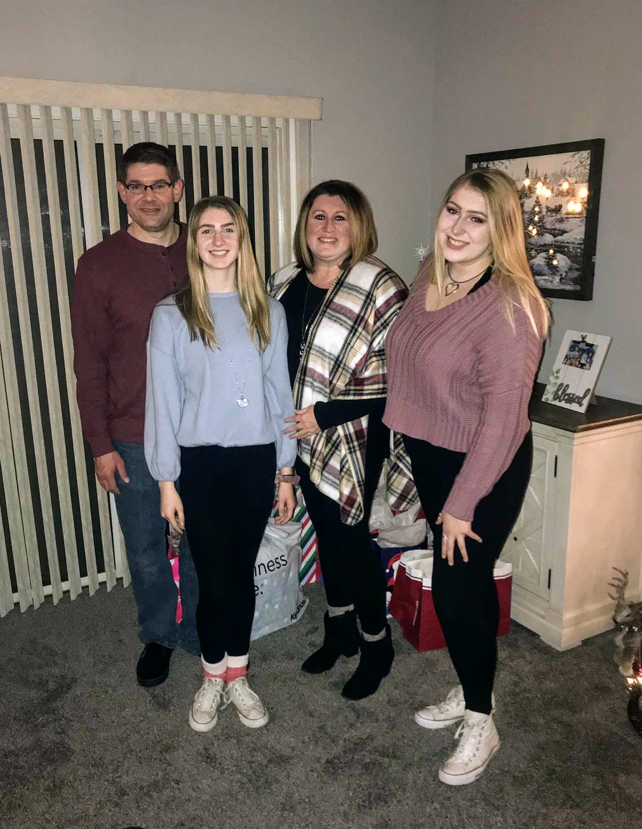 Anthony Mohr, pictured with his family, is the Produce Manager at Jewel Foods.
