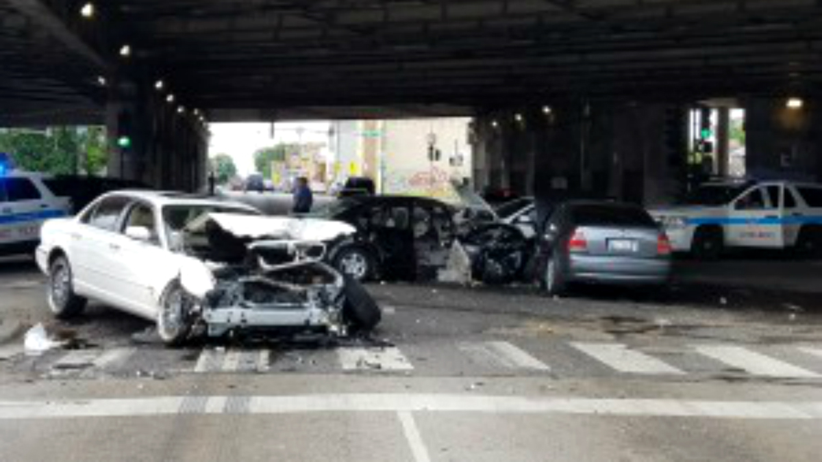 Woman Killed, Man Seriously Injured in 4Car Avondale Crash NBC Chicago