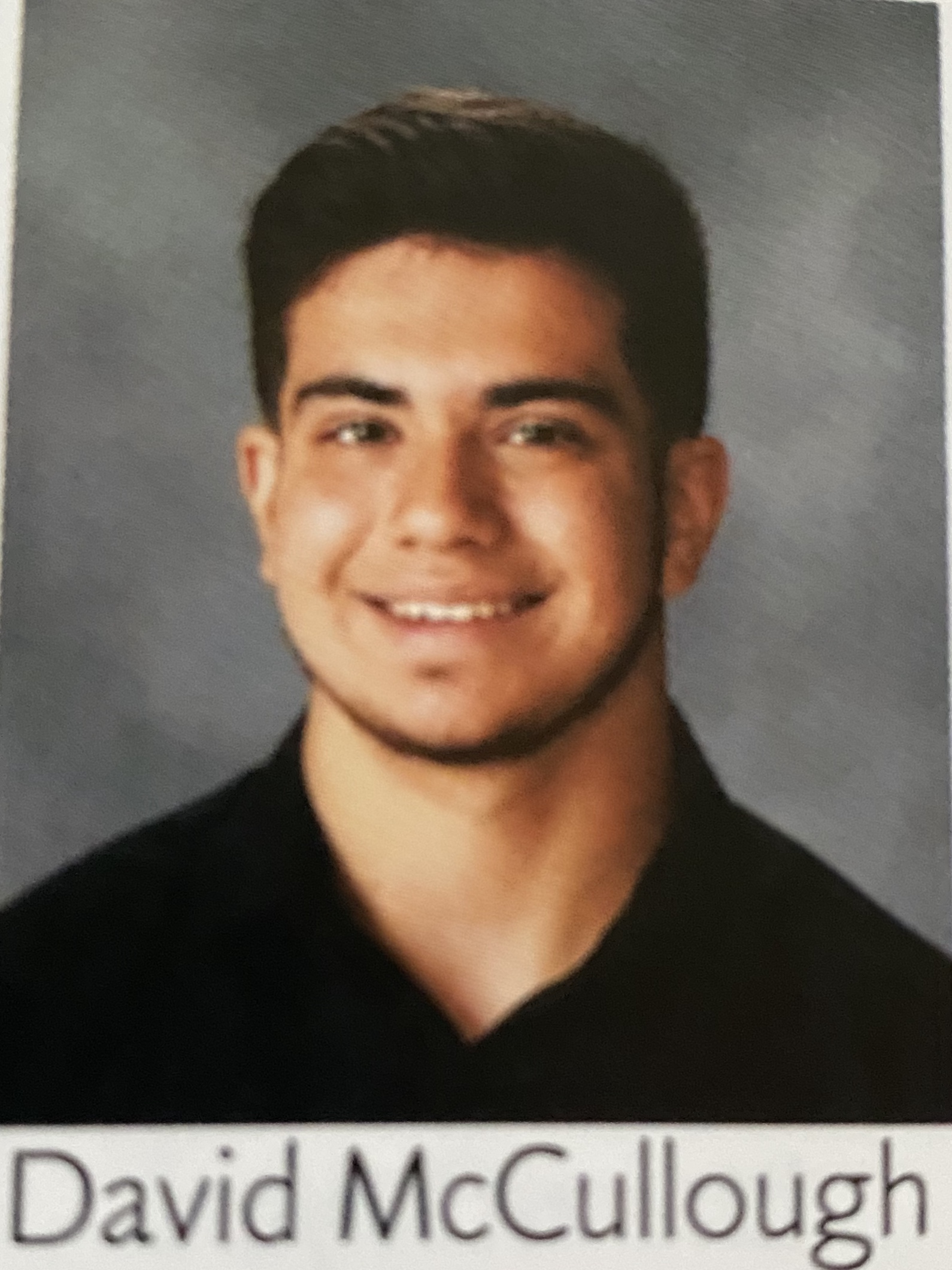 David A McCullough jr. <br>Plainfield South High School