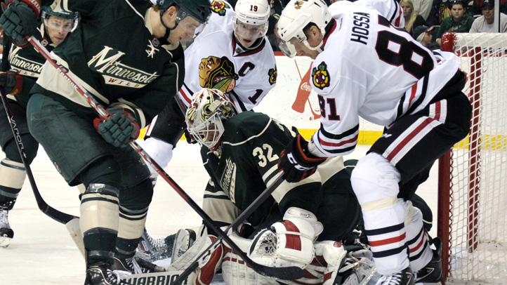 Blackhawks Wild Hockey