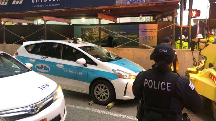 cab falling debris