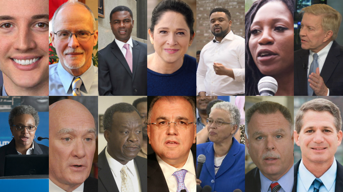 Chicago Mayor Election Preview 14 Candidates Jockey to Make April