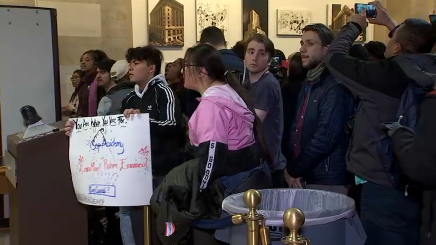 cop academy protest