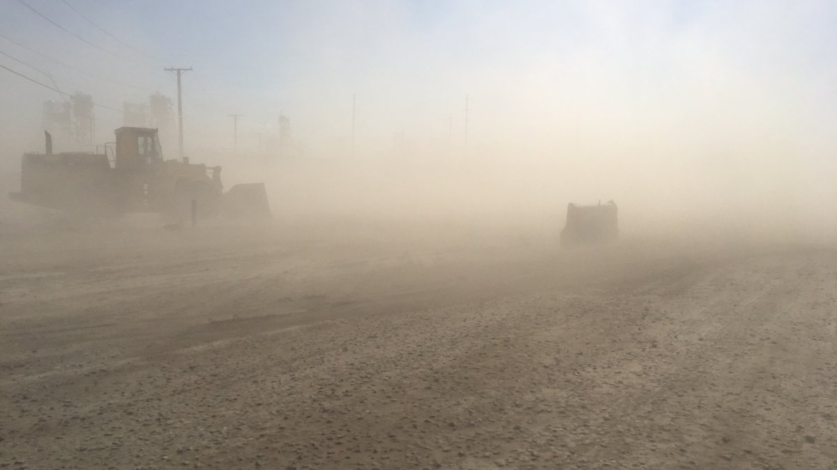 Blowing dust advisory in effect for parts of Chicago area as heavy winds sweep in