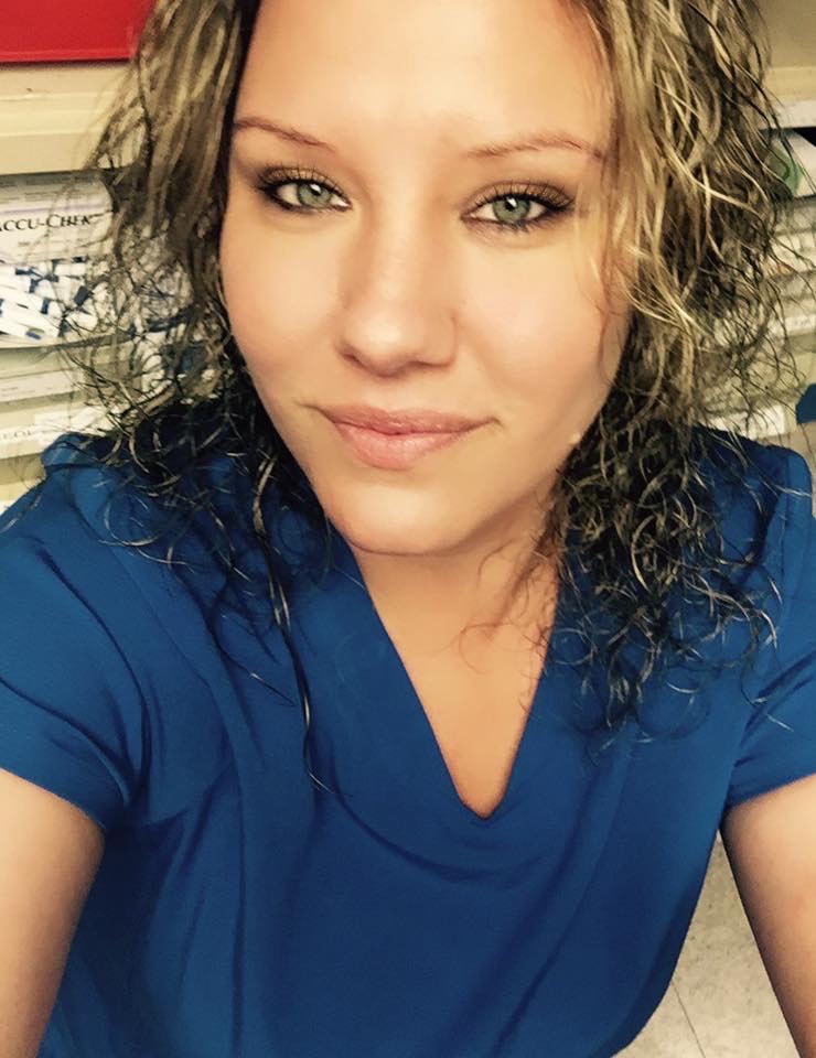Katie Dostal is a nurse at St. Catherine Hospital in East Chicago, IN