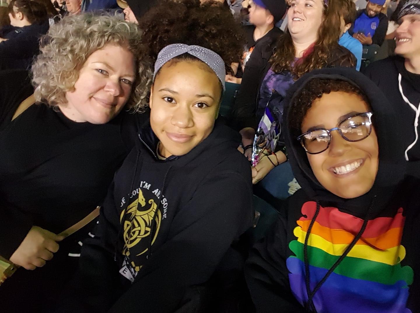 Susan is graduating with her MBA, and her daughters are both graduating from 8th grade and high school, respectively.