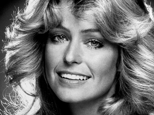 Farrah Fawcett BW