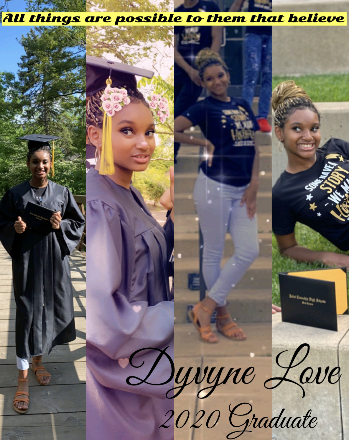 Dyvyne Blessings Love<br />
Joliet West High School