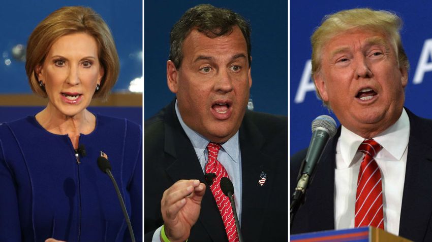 fiorina christie trump