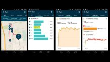 fitbit surge screenshots