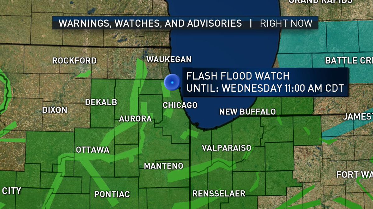 Flash Flood Watch Issued for Chicago Area As Rain Continues – NBC Chicago