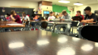 Stock photo of a classroom