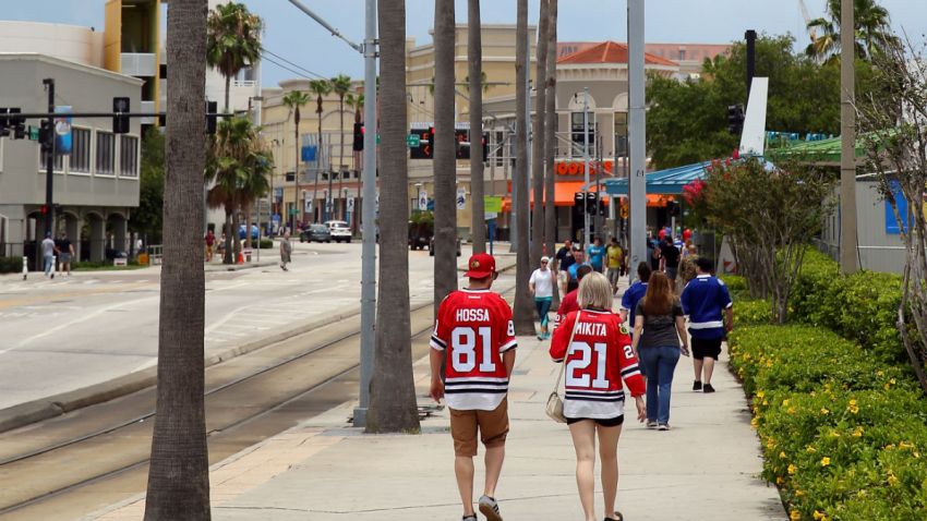 hawks fans in tampa