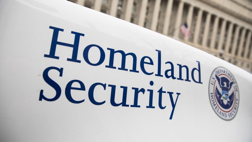 Department of Homeland Security sign