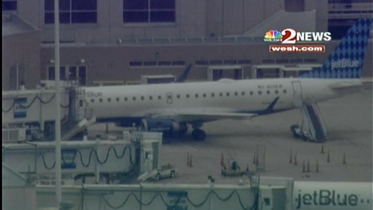 JetBlue Flight Makes Emergency Landing After Slide Inflates in Plane