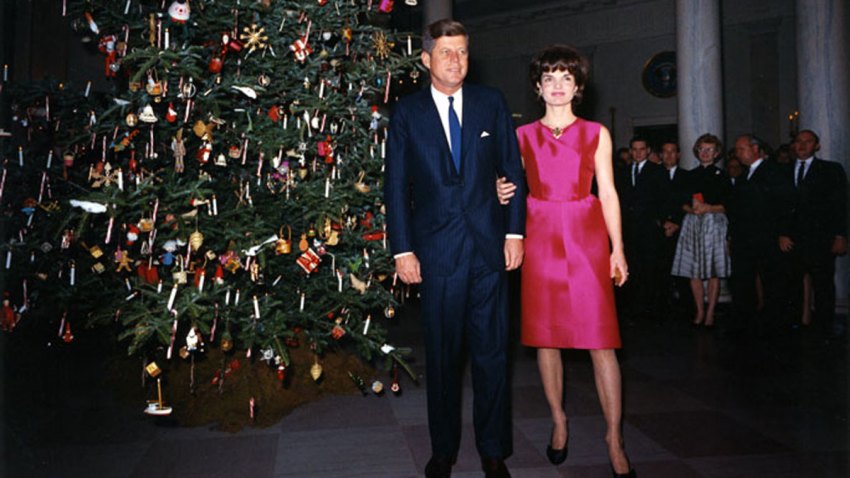 History Of White House Blue Room Christmas Trees Nbc Chicago