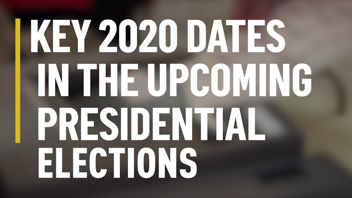 Key 2020 Dates In The Upcoming Presidential Election Nbc Chicago