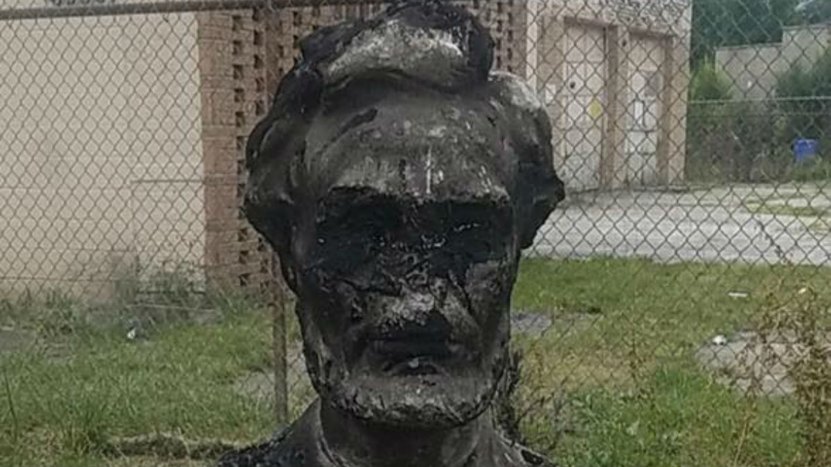 Lincoln Statue Burned in Englewood Will Be Moved, Restored NBC Chicago