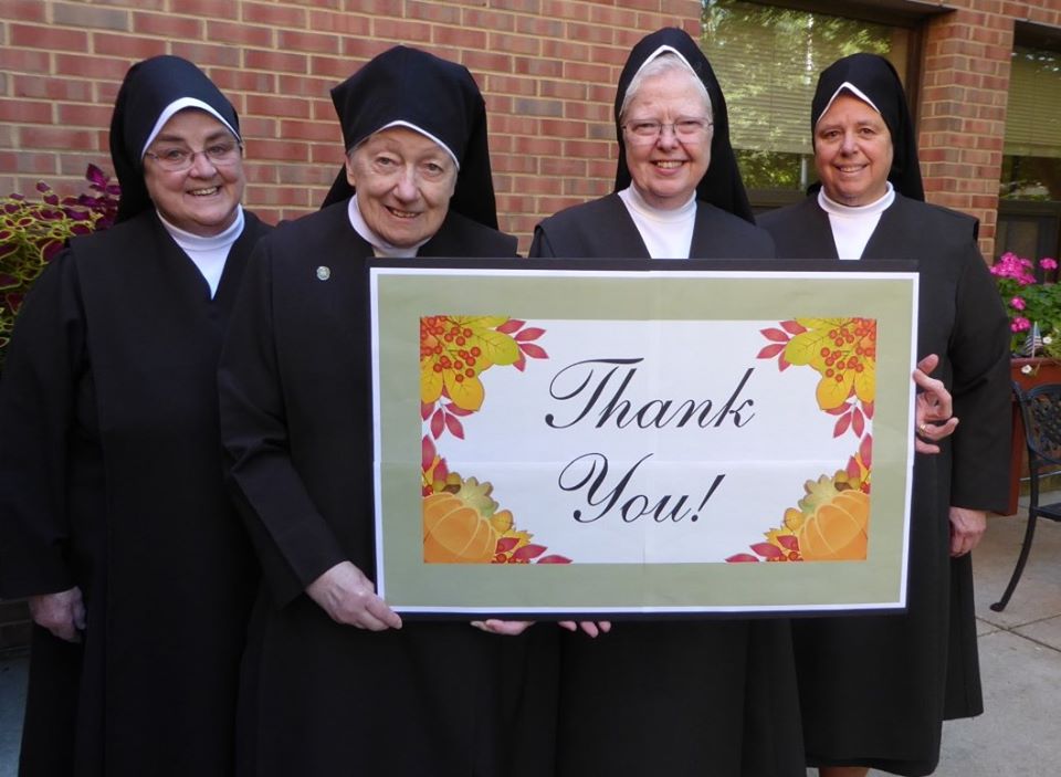 “I would love for you to recognize the Sisters (and all the amazing staff) at St. Patrick’s Residence in Naperville. They have been on “lockdown” for several weeks now. Typically they have many, many volunteers to help with the daily needs. With the lockdown, we (volunteers) haven’t been able to be there. They are doing an amazing job and staying so positive for their residents. They have come up with ways for families to connect with their loved ones and are trying so hard to keep the morale of the staff up. Somehow they even find the time to send encouraging emails to us. They are amazing every day, but during these especially trying times, they are nothing short of miracle workers.”
