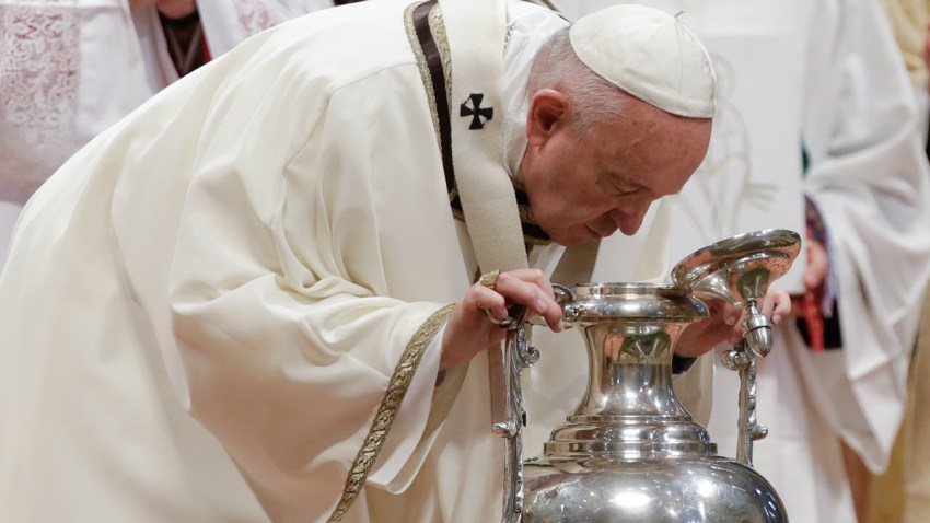 APTOPIX Vatican Pope Chrism
