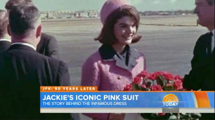 The History Behind Jackie Kennedys Iconic Pink Suit Nbc Chicago 