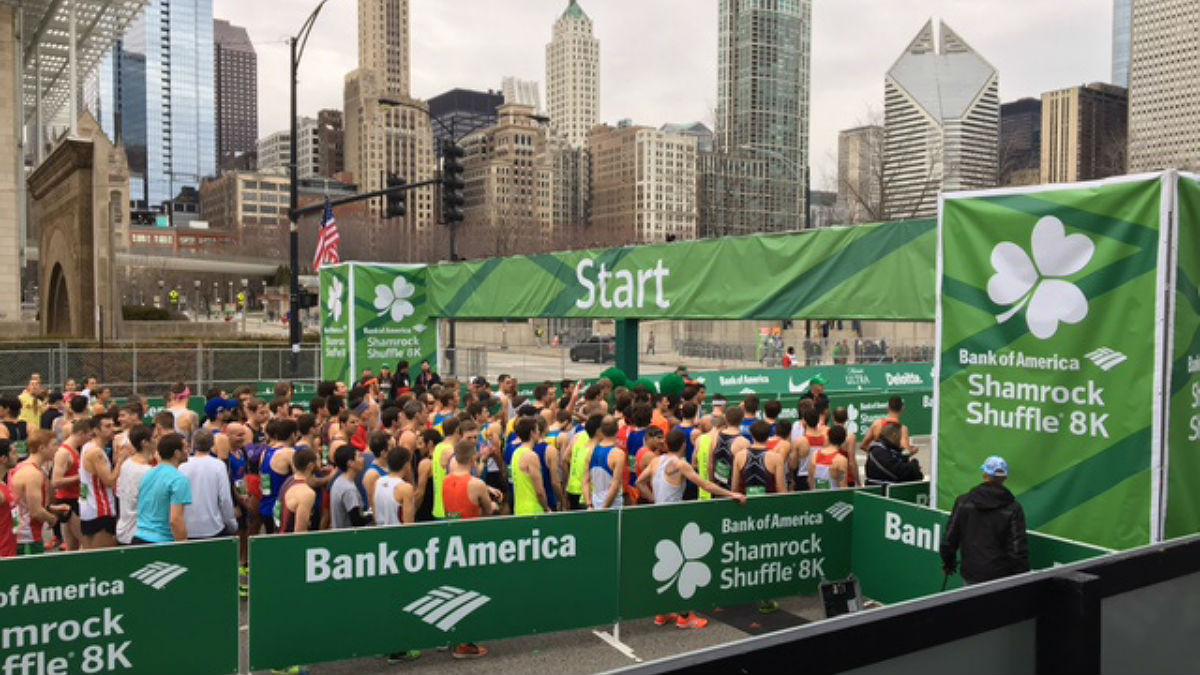 Have a loved one running in the Bank of America Shamrock Shuffle? Here
