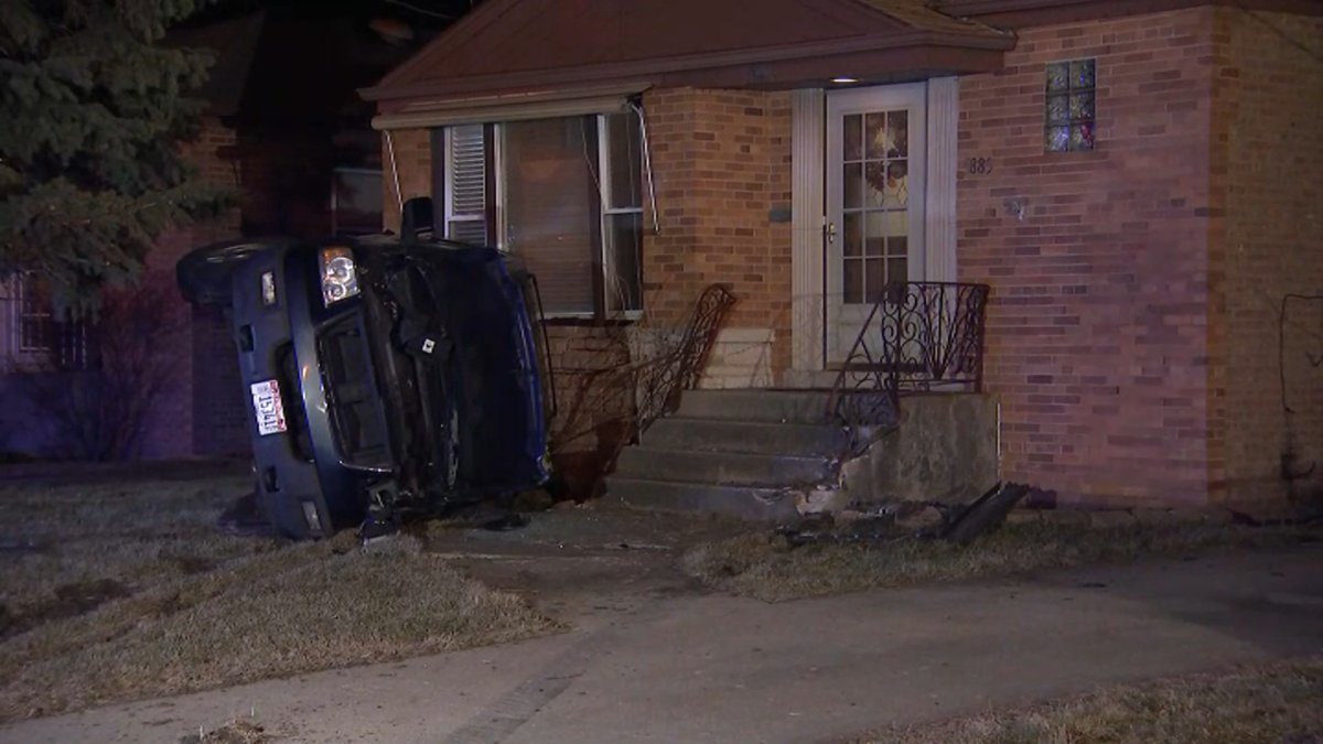 SUV Crashes Into Home in Jefferson Park – NBC Chicago