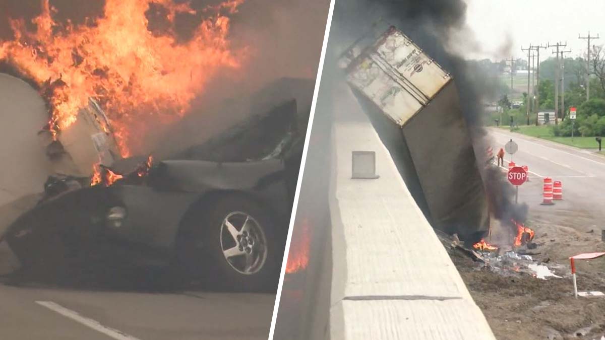 What Authorities Say Caused the Fiery Fatal I94 Crash in