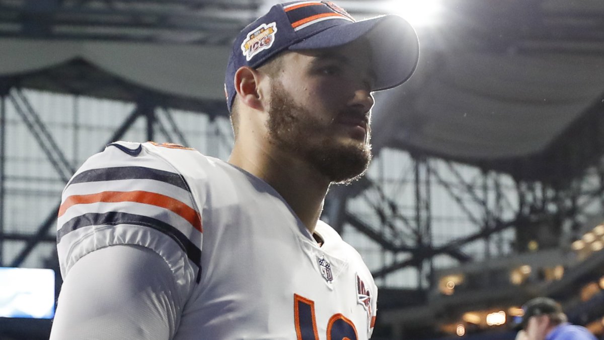 Mitchell Trubisky reacts to being benched in Chicago Bears' win over  Atlanta Falcons, NFL News