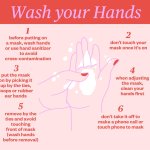 Practicing good hand hygiene can help prevent mask cross-contamination.
