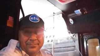 A photo shows CTA bus driver Pedro Gafare, who passed away due to coronavirus complications