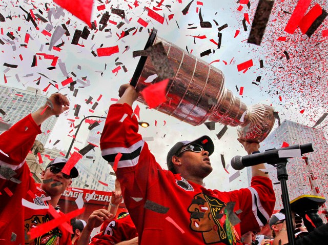 Blackhawks Chicago Celebrate