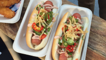 Cubs 2022 Spring Training food: Big beers and big hot dogs!