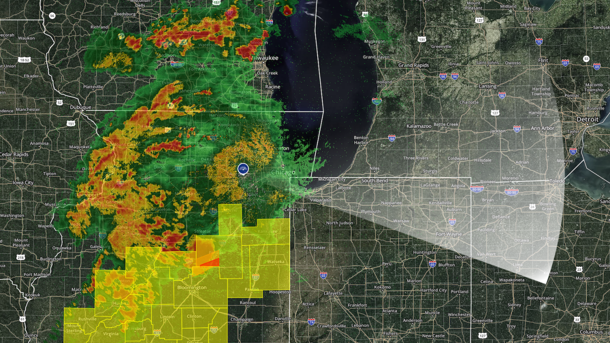 Chicago Weather Isolated Storms Threaten Damaging Winds, Large Hail