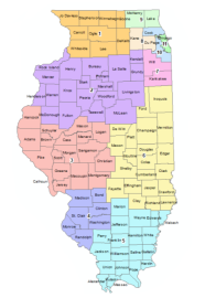 Here Are Each Of Illinois 11 Regions And Where They Are Located NBC 