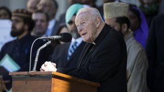 theodore mccarrick speaking to an audience