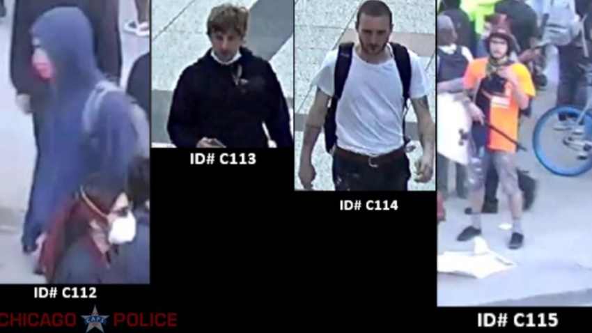Chicago Police Atf Seek 4 Suspects In Mag Mile Arson Nbc Chicago