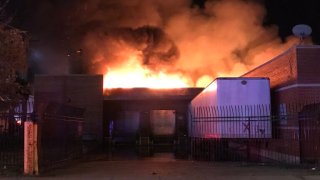 Chicago firefighters battle blaze in Pullman neighborhood on August 30