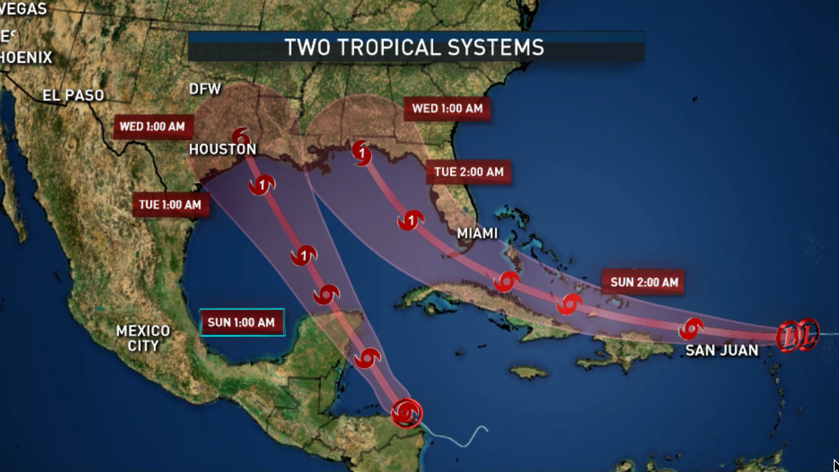 2 Caribbean Storms Pose Potential Hurricane Threats to US NBC Chicago