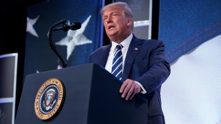 President Donald Trump speaks to the 2020 Council for National Policy Meeting