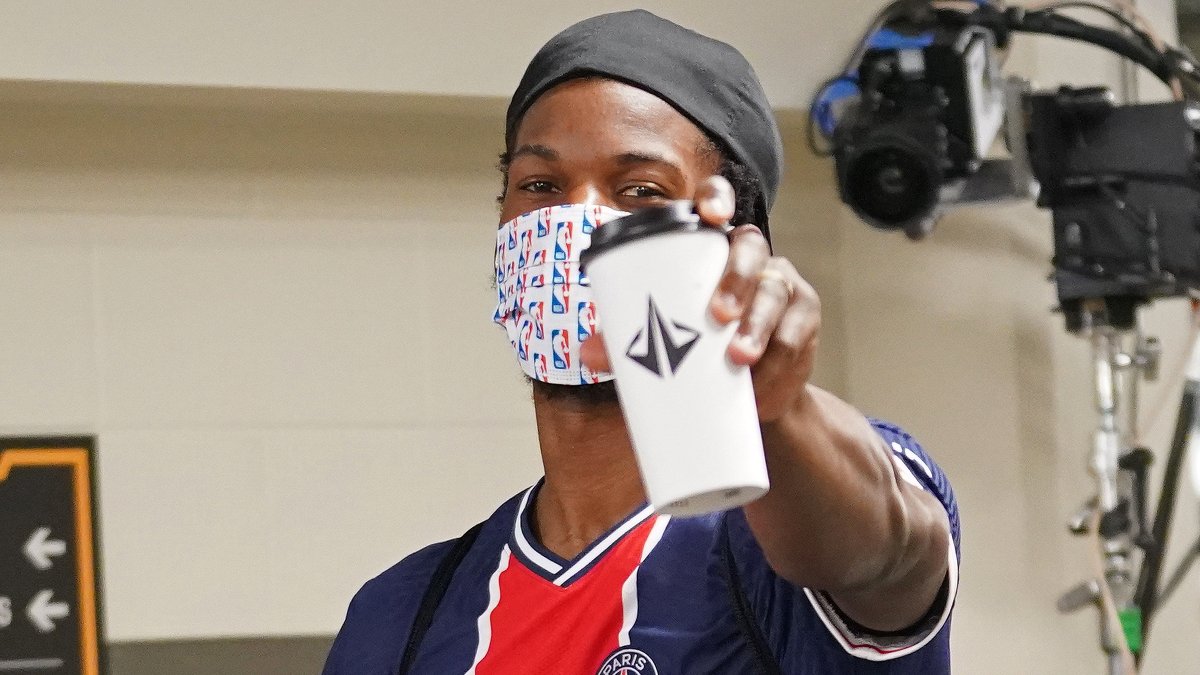 NBA Player Makes Coffee for Tennis Players