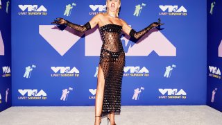 Miley Cyrus attends the 2020 MTV Video Music Awards, broadcast on August 30, 2020, in New York City.