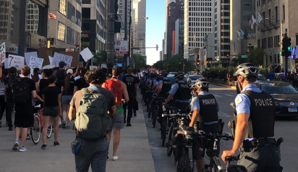 Chicago Protest Updates No Arrests at Downtown Demonstration NBC Chicago
