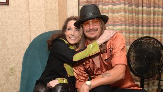 In this Sept. 17, 2019, file photo, Loretta Lynn and Kid Rock attend the 2019 Nashville Songwriters Awards at Ryman Auditorium in Nashville, Tennessee.