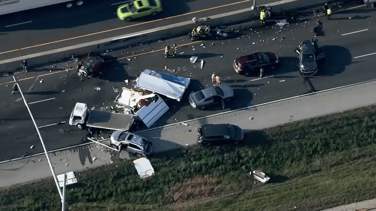 Northbound Lanes Of I 55 Closed In Will County Following Nine Vehicle