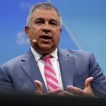 David Bossie, president of Citizens United, speaks during the Skybridge Alternatives (SALT) conference in Las Vegas, Nevada, U.S., on Thursday, May 9, 2019.