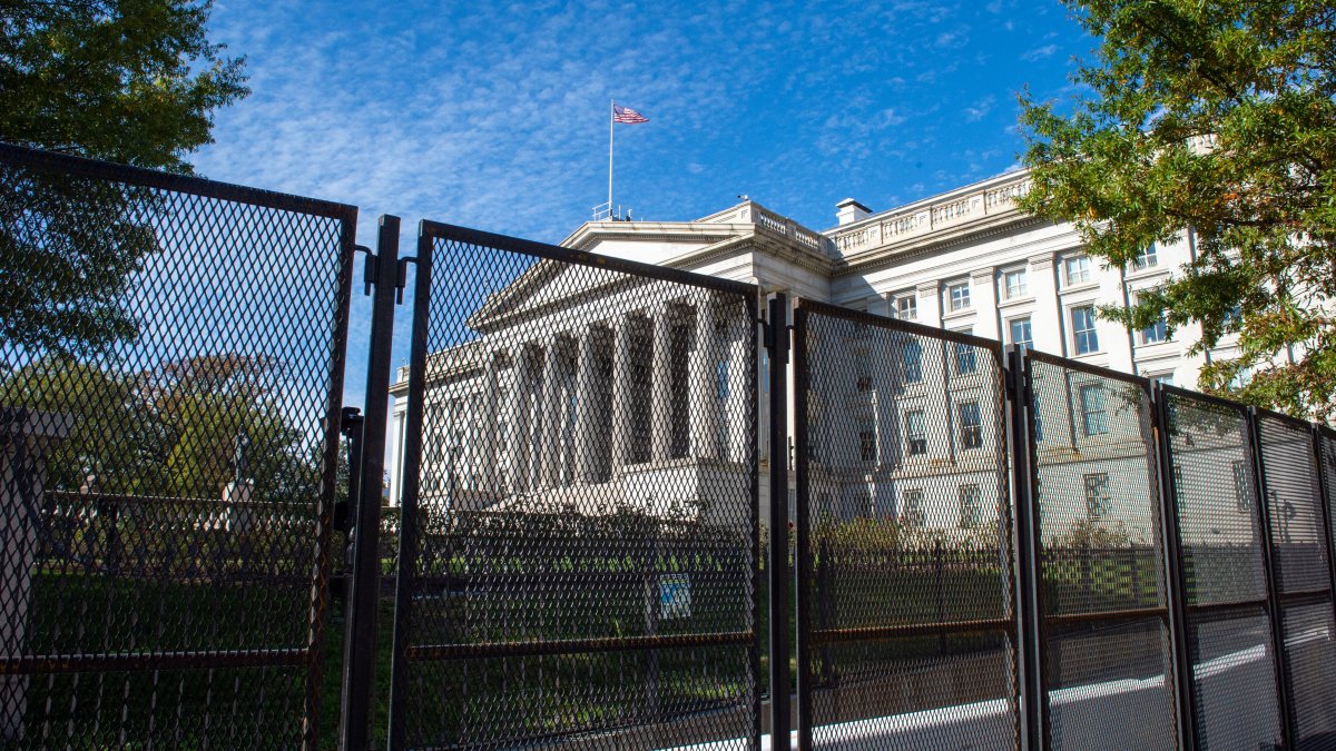 NonScalable Fence Installed Around White House NBC Chicago